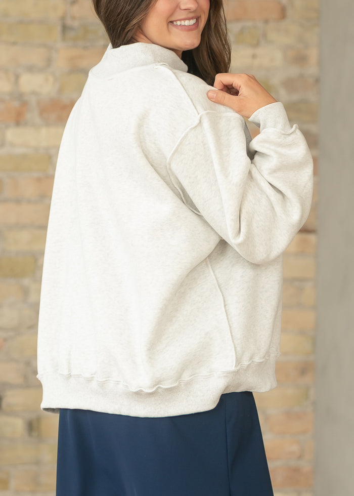 Jesus Graphic Raw Hem Sweatshirt FF Tops
