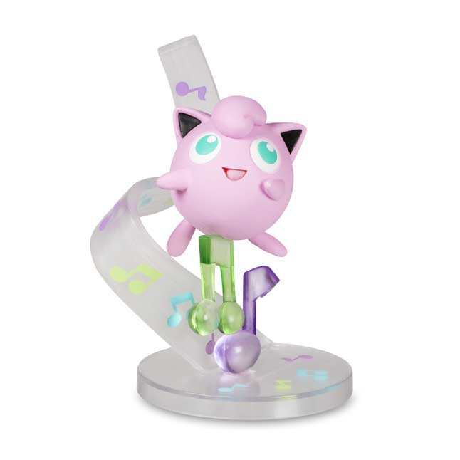Jigglypuff Using Sing Attack Official Pokemon Gallery Collectible Figurine from The Pokemon Center