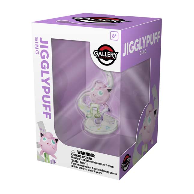 Jigglypuff Using Sing Attack Official Pokemon Gallery Collectible Figurine from The Pokemon Center