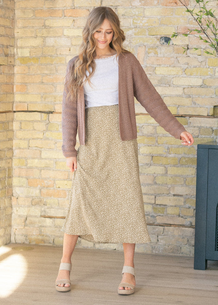 Sweet Pea June Floral Print Maxi Skirt FF Skirts