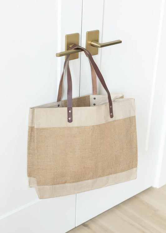 Jute Market Tote Bag Accessory