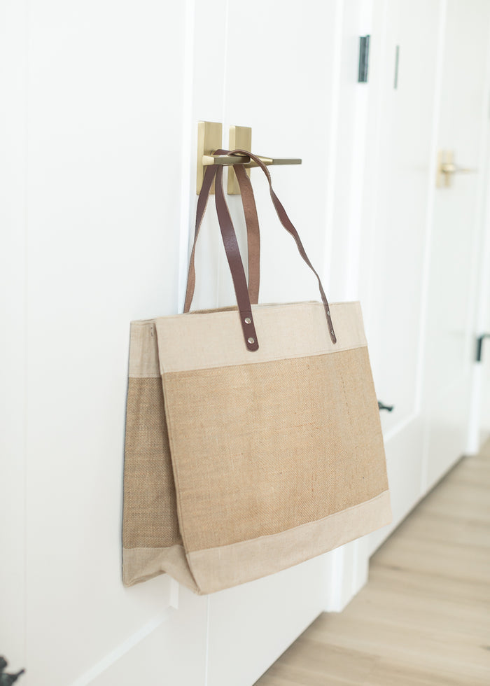 Jute Market Tote Bag Accessory