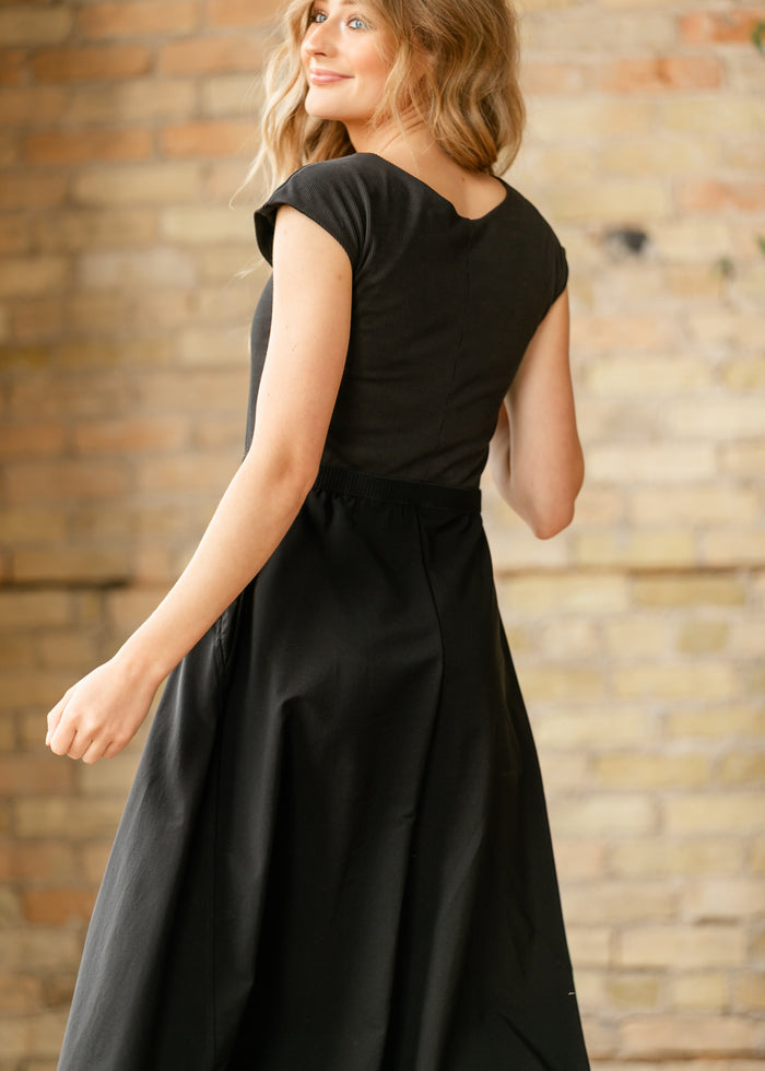 Kate Cap Sleeve Midi Dress IC Dresses