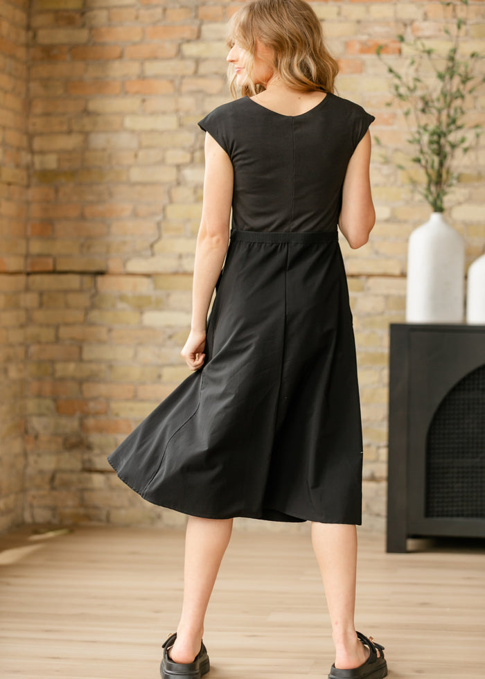 Kate Cap Sleeve Midi Dress IC Dresses