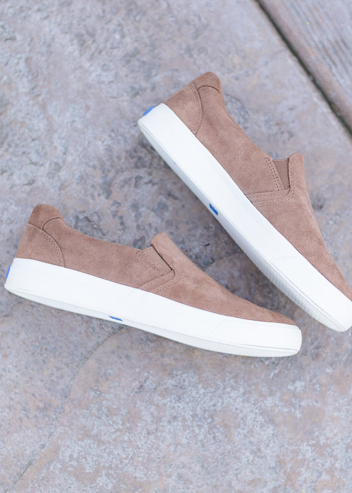 Keds® Pursuit Suede Slip On Sneaker Shoes