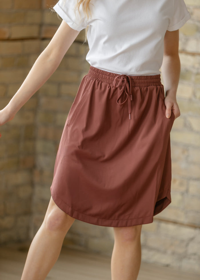 Kenedi Athletic Sport Skirt Mulberry