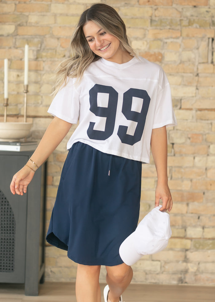 Kenedi Navy Athletic Sport Skirt IC Skirts