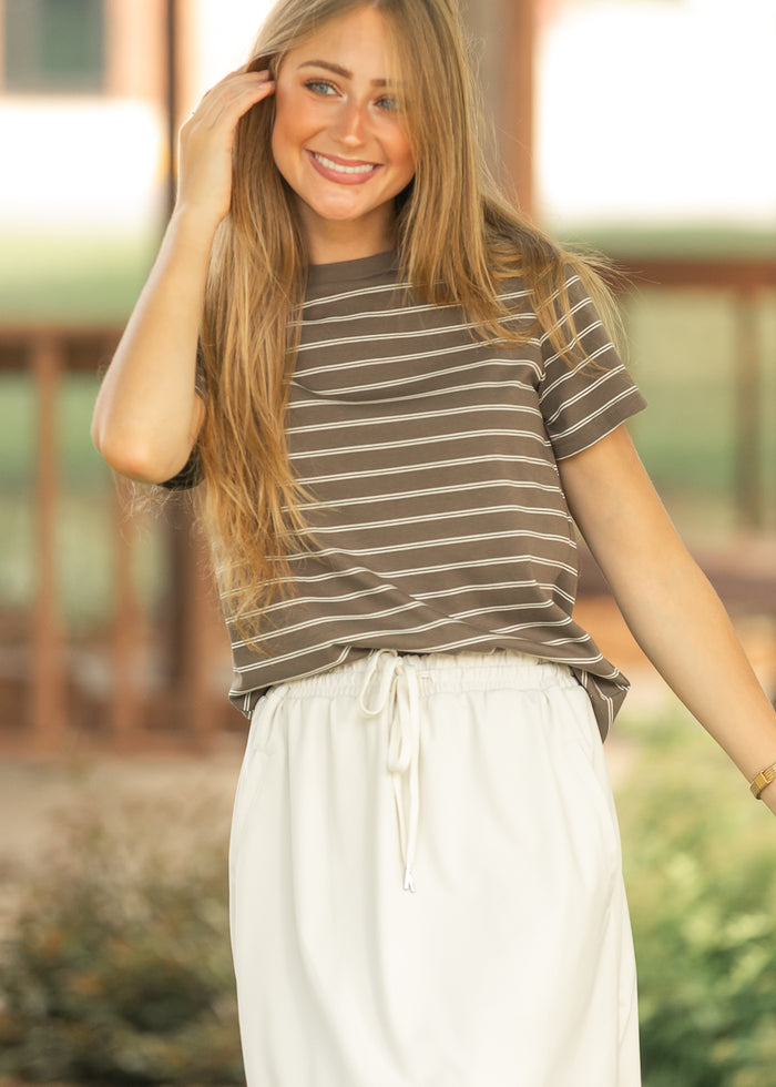 Kenedi Bone White Athletic Sport Skirt IC Skirts