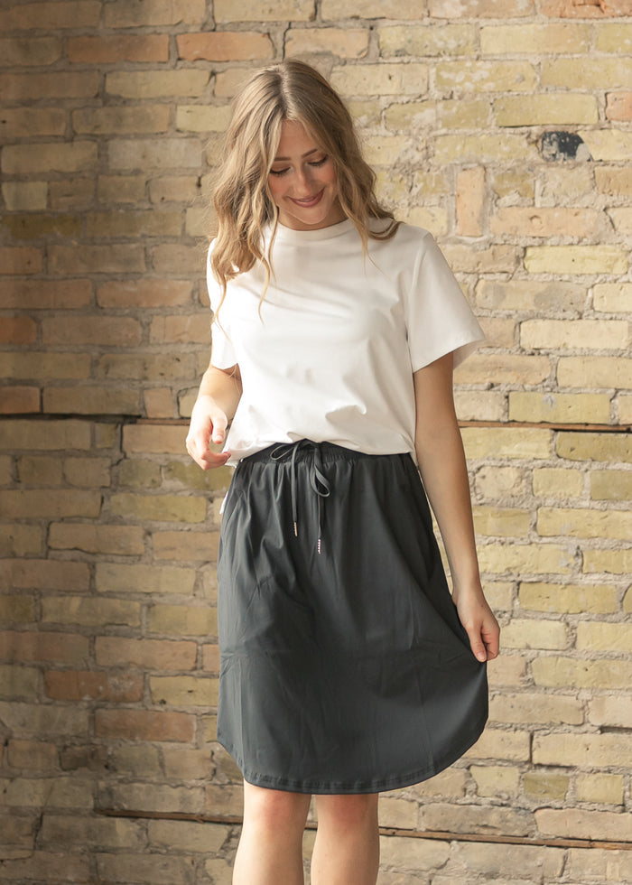 Kenedi Athletic Sport Skirt Charcoal