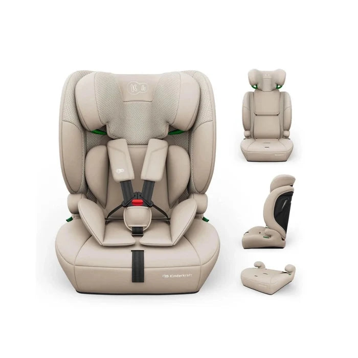 Kinderkraft Comfort Up 2 Plus Group 1/2/3 i-Size Car Seat - Beige Beige - ebebek