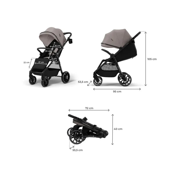 Kinderkraft Grande 2 Stroller - Sand Beige Sand Beige - ebebek