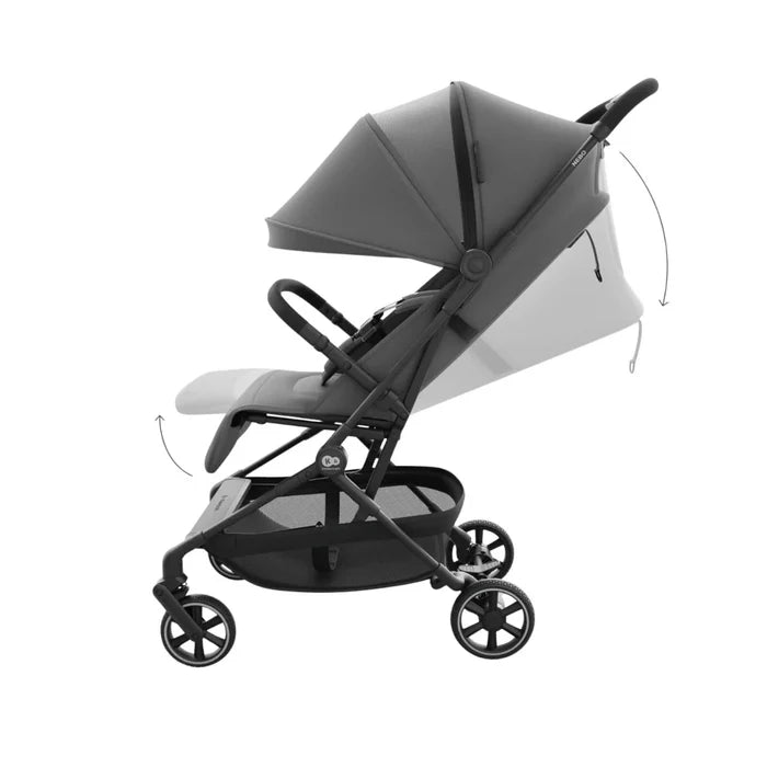 Kinderkraft Nebo Compact Stroller - Platinium Grey Platinium Grey - ebebek