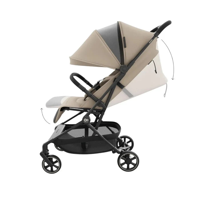 Kinderkraft Nebo Compact Stroller - Soft Beige Soft Beige - ebebek
