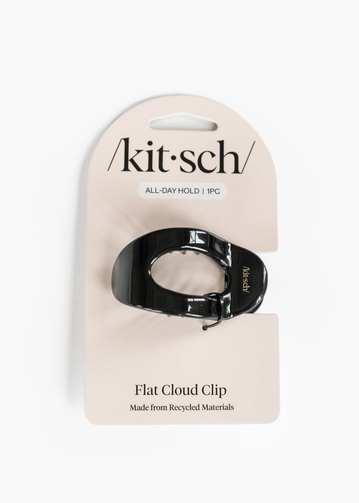 Kitsch™ Black Recycled Plastic Flat Cloud Clip Accessories Small