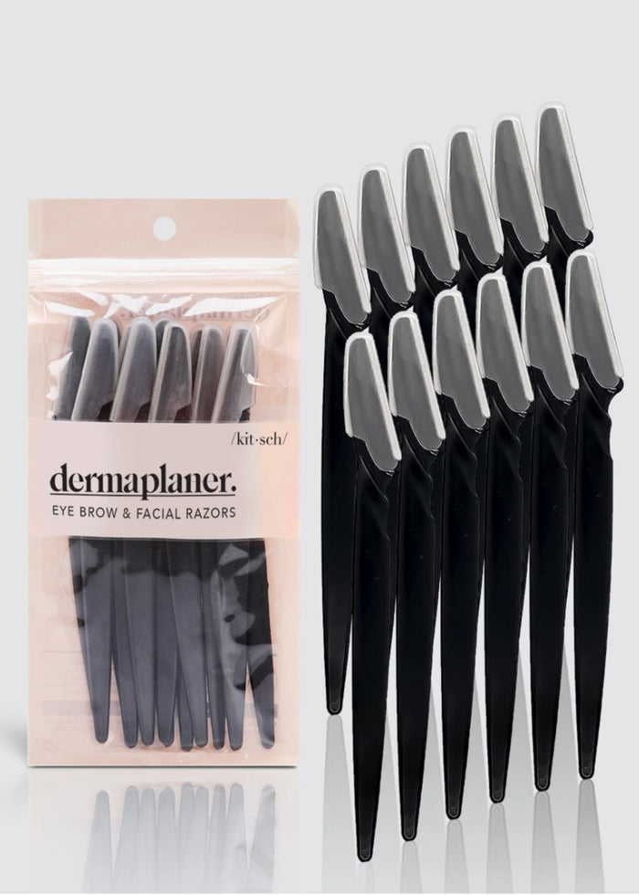 Kitsch™ Eco-Friendly Dermaplaner 12pc FF Home + Lifestyle Black