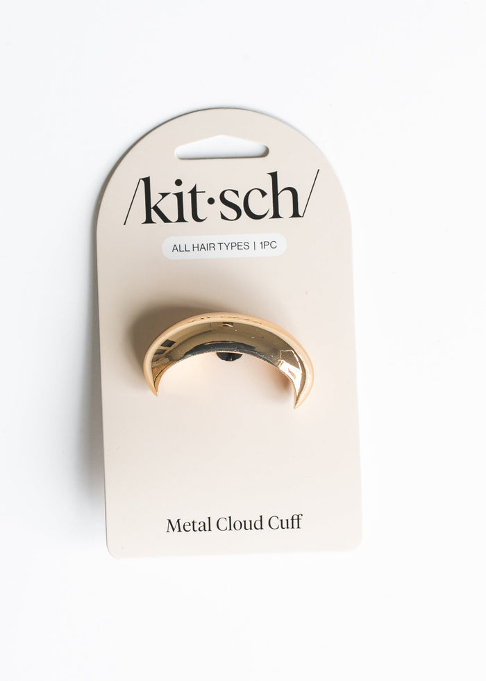 Kitsch™ Gold Metal Cloud Cuff Accessories Medium