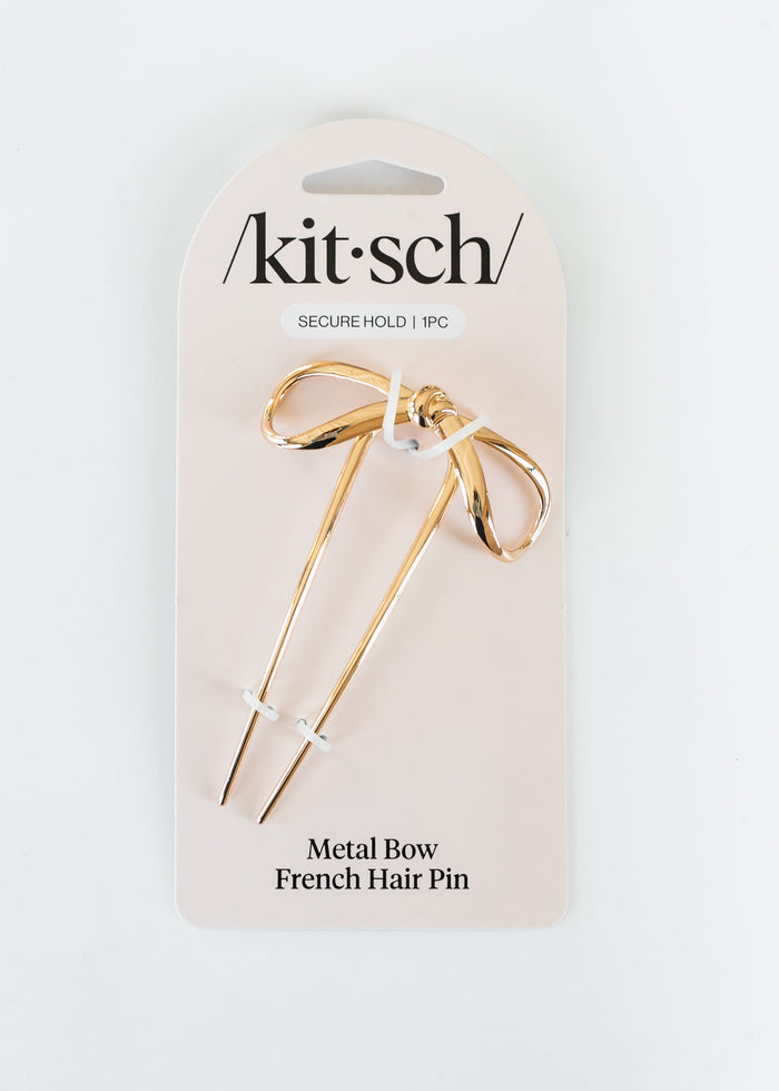 Kitsch™ Mini Metal Bow French Hair Pin Accessories