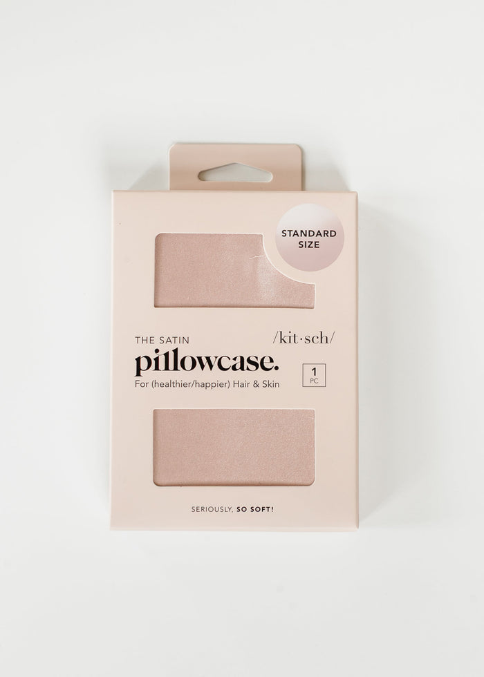 Kitsch™ Satin Standard Size Pillowcase Gifts Blush