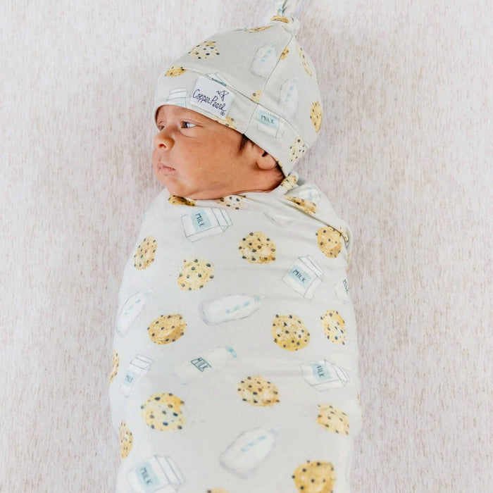 Knit Swaddle Blanket - Chip