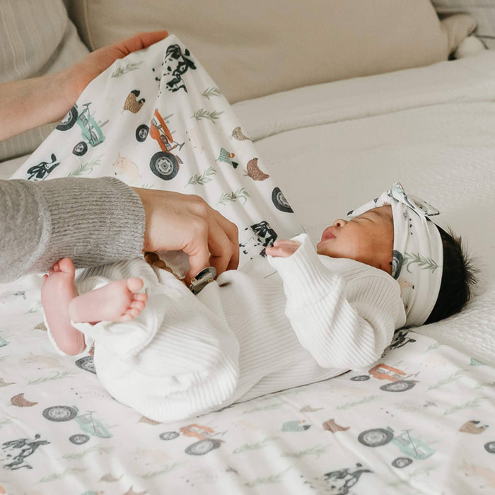 Knit Swaddle Blanket - Jo