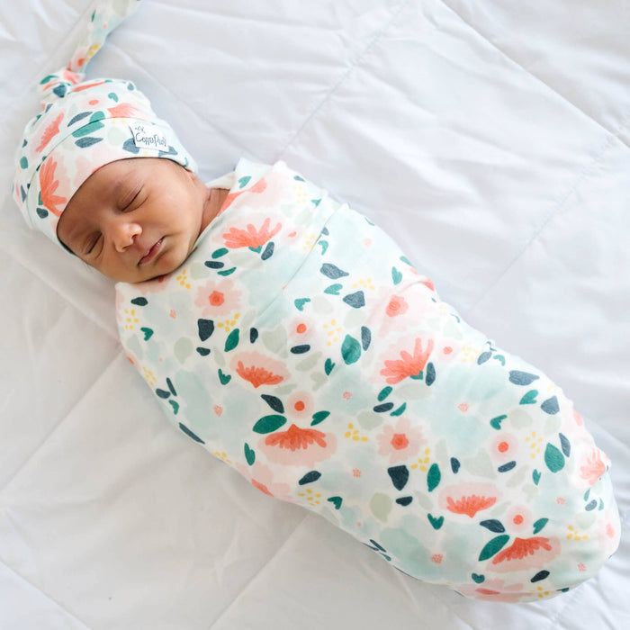 Knit Swaddle Blanket - Leilani