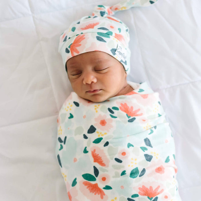 Knit Swaddle Blanket - Leilani