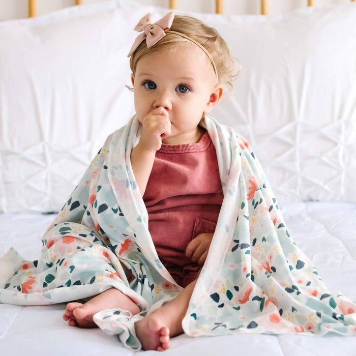 Knit Swaddle Blanket - Leilani