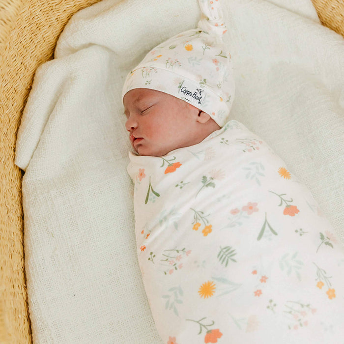 Knit Swaddle Blanket - Mabel
