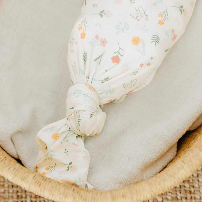 Knit Swaddle Blanket - Mabel