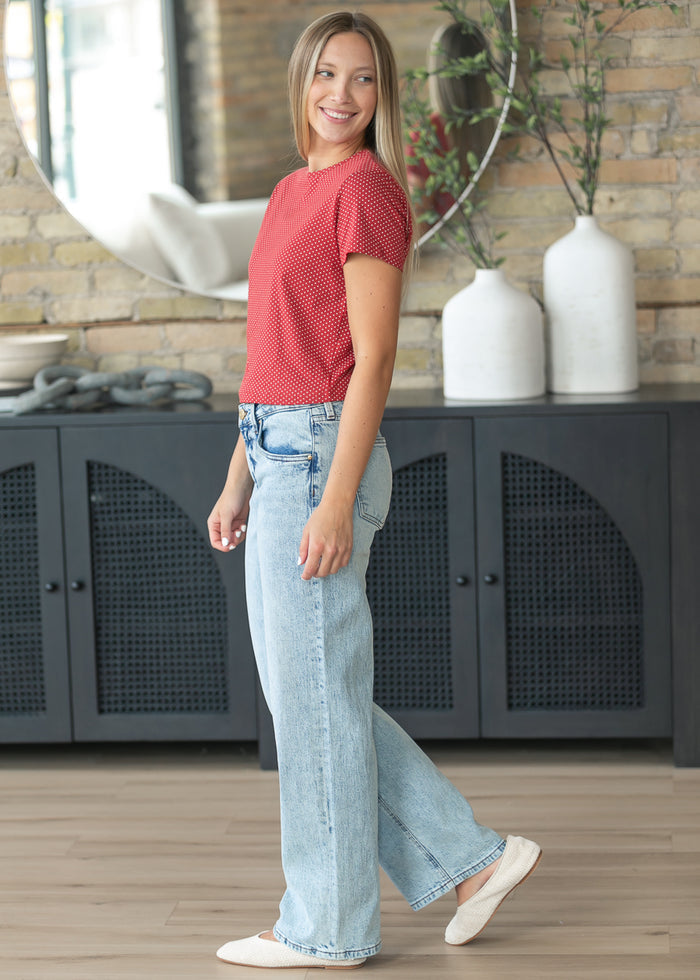 Kut From the Kloth® Selena Baggy Straight Leg Jeans FF Pants