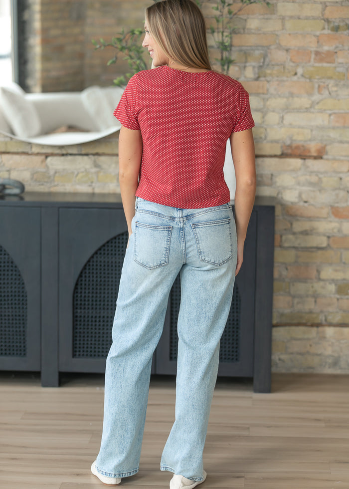 Kut From the Kloth® Selena Baggy Straight Leg Jeans FF Pants