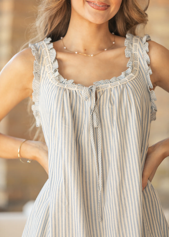 Lace Detail Sleeveless Midi Dress FF Dresses