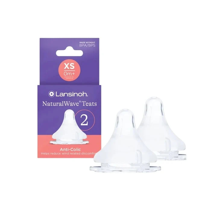 Lansinoh NaturalWave Extra Slow Flow Teats Pack of 2 - ebebek