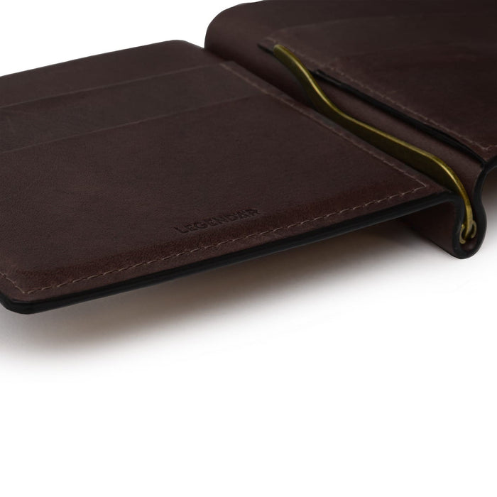 LEGENDÄR Leather Wallet CLYP - mocha