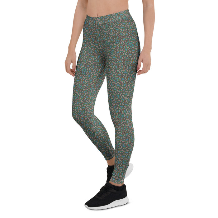 Leggings Geometric Pattern – Harpy Smoked - symbolika