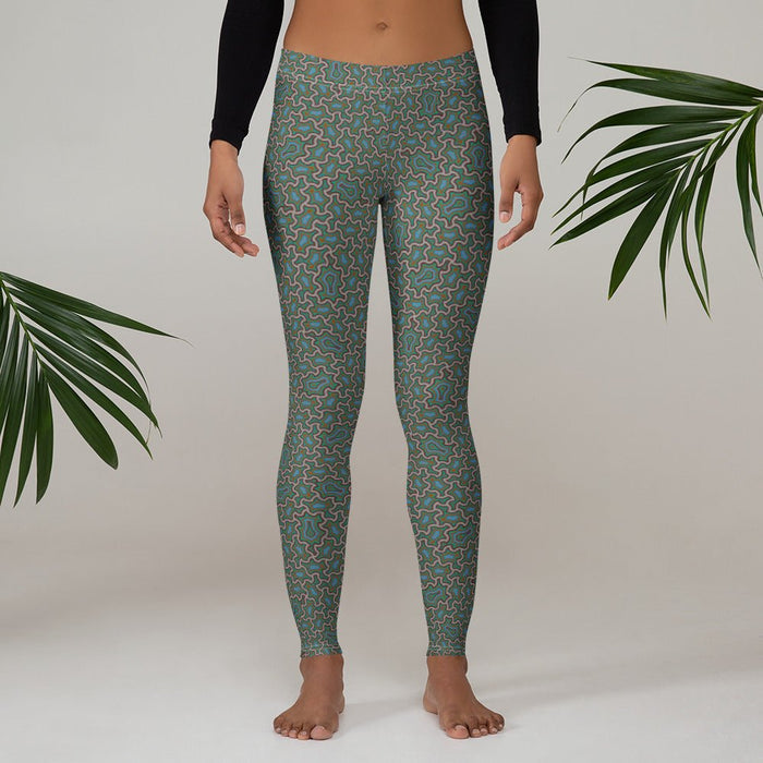 Leggings Geometric Pattern – Harpy Smoked - symbolika