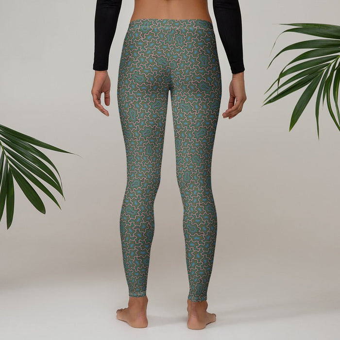 Leggings Geometric Pattern – Harpy Smoked - symbolika