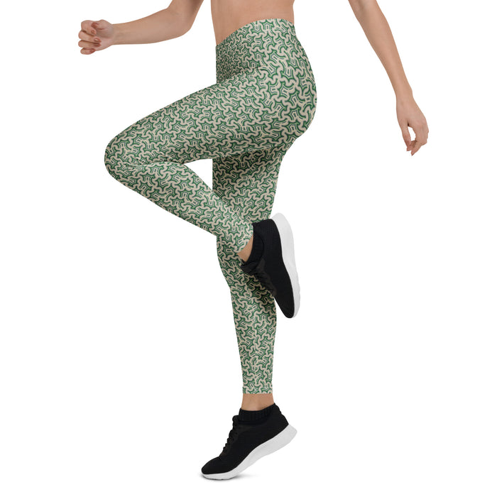Leggings Geometric Pattern – Itzam Grin - symbolika