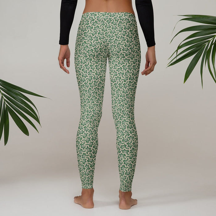 Leggings Geometric Pattern – Itzam Grin - symbolika