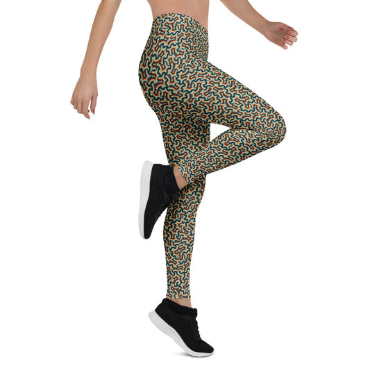 Leggings Geometric Pattern – Itzam Mexicana - symbolika
