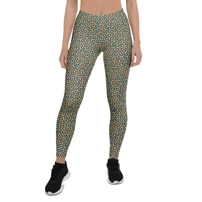 Leggings Geometric Pattern – Scales Mexicana Glow - symbolika
