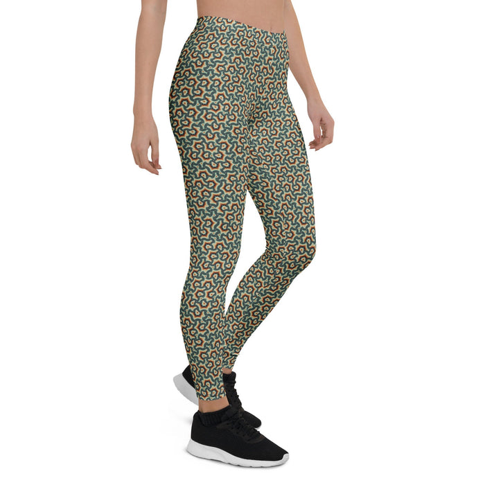 Leggings Geometric Pattern – Scales Mexicana Glow - symbolika
