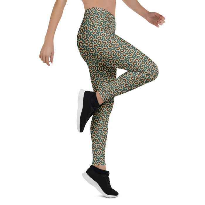 Leggings Geometric Pattern – Scales Mexicana Glow - symbolika