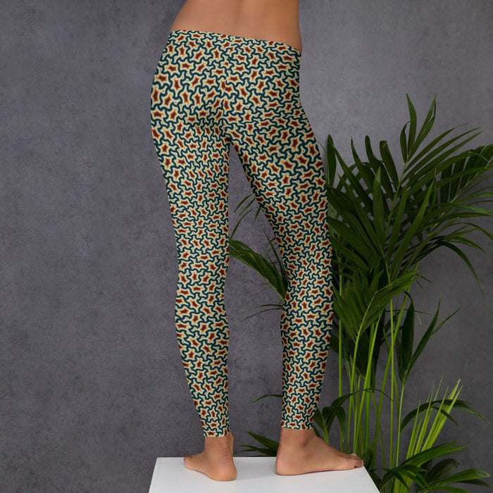 Leggings Geometric Pattern – Xolo Mexicana - symbolika