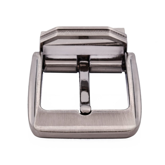 Light Brush Gun Metal Belt Buc