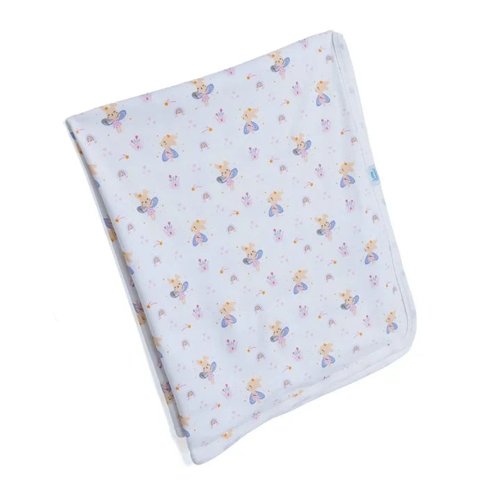 Little Dreams Girls Cotton Jersey Blankets - Ecru Ecru - ebebek