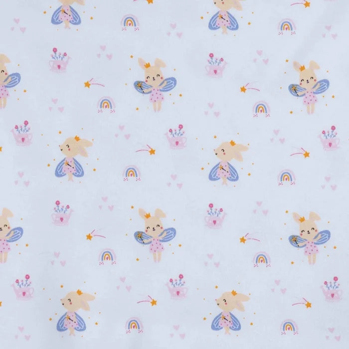 Little Dreams Girls Cotton Jersey Blankets - Ecru Ecru - ebebek
