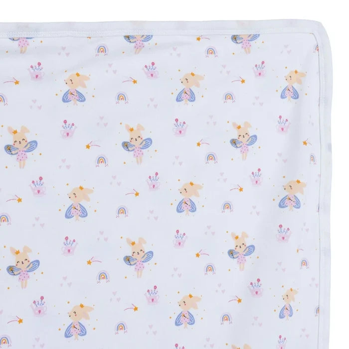 Little Dreams Girls Cotton Jersey Blankets - Ecru Ecru - ebebek