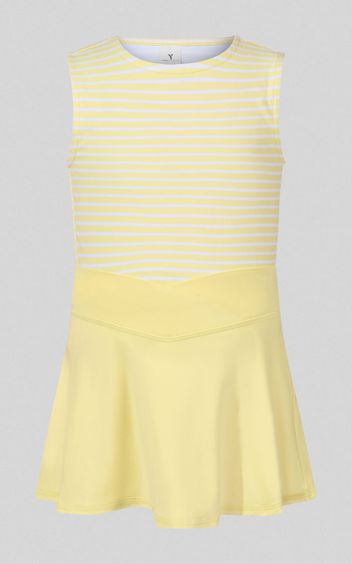 Little Girls Tank, Crossover Skort, Fanny bag Set - Ocean Spalsh