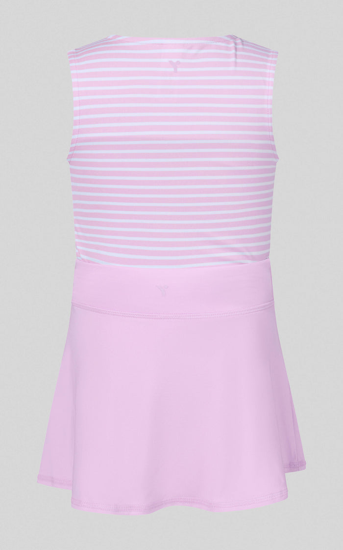Little Girls Tank, Crossover Skort, Fanny bag Set - Ocean Spalsh